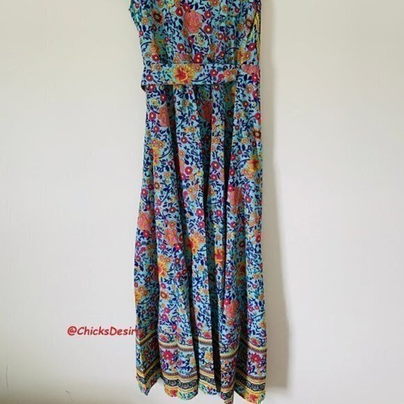 HOST PICK! BOHO MAXI WRAP BEACH DRESS S M - Picture 13 of 15